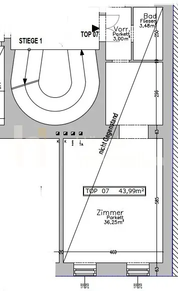 1-Zimmer-Altbau mit Gestaltungsspielraum | Rund 44 m² in 1070 Wien