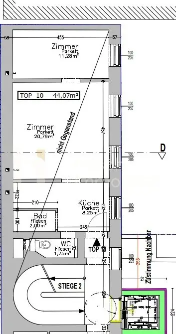 2-room period apartment with design potential | around 44 m² in 1070 Vienna