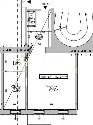 1-Zimmer-Altbau mit Gestaltungsspielraum | Rund 53 m² in 1070 Wien