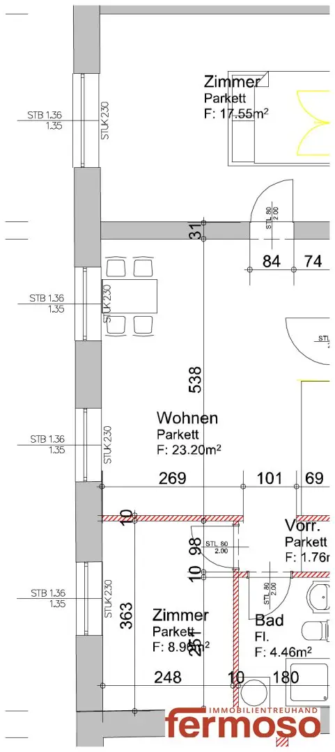 Modern 3-room apartment in Graz, 55 m², completion 01.01.27