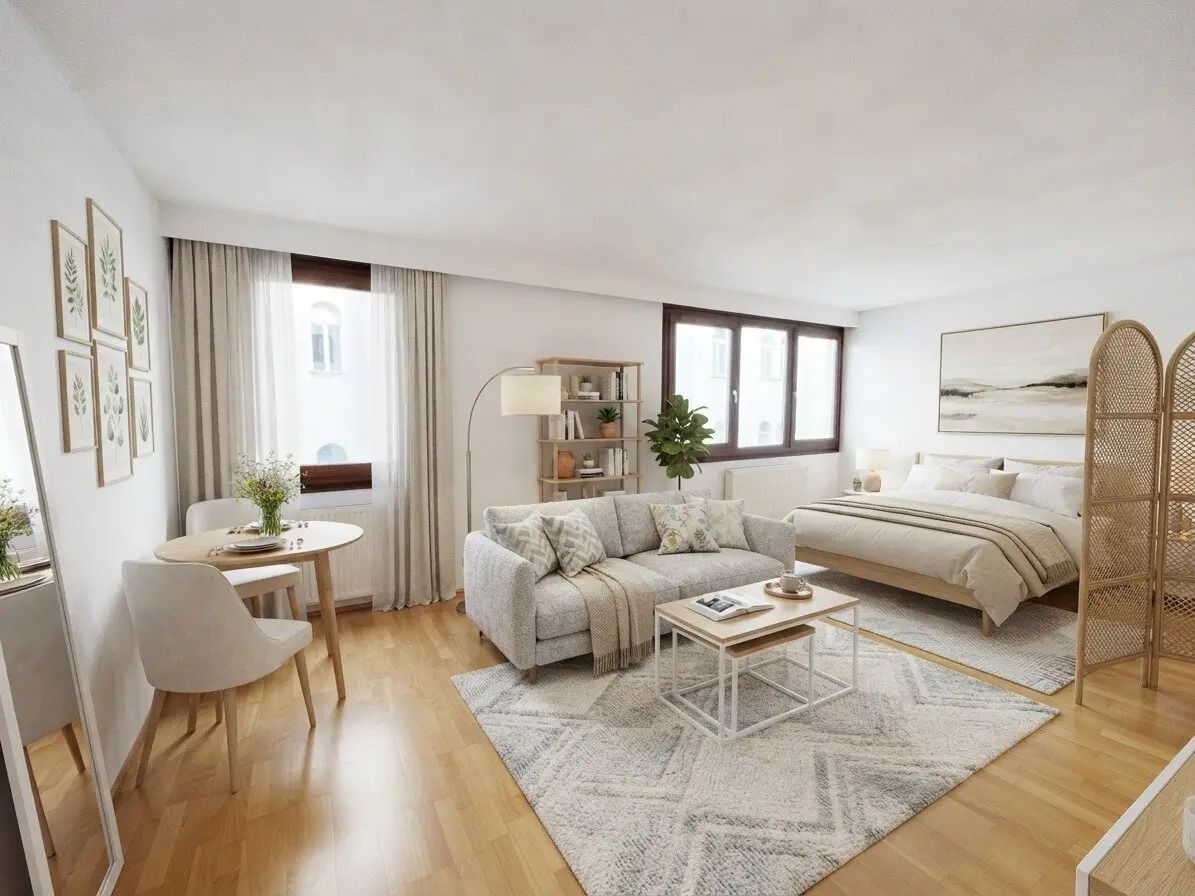 1030 Bright 1-room apartment near Schwarzenbergplatz and Stadtpark