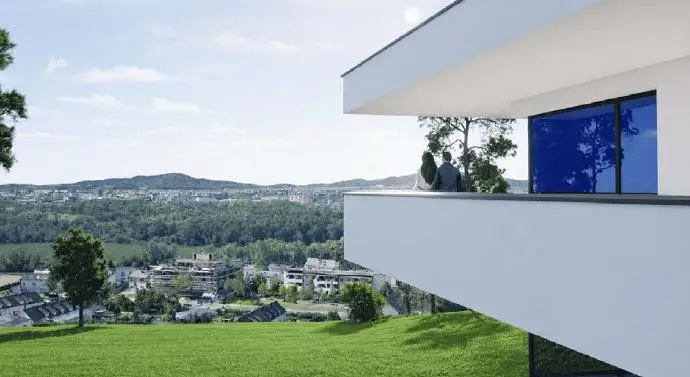 Neubauwohnung mit unverbaubarem Blick auf die Traun