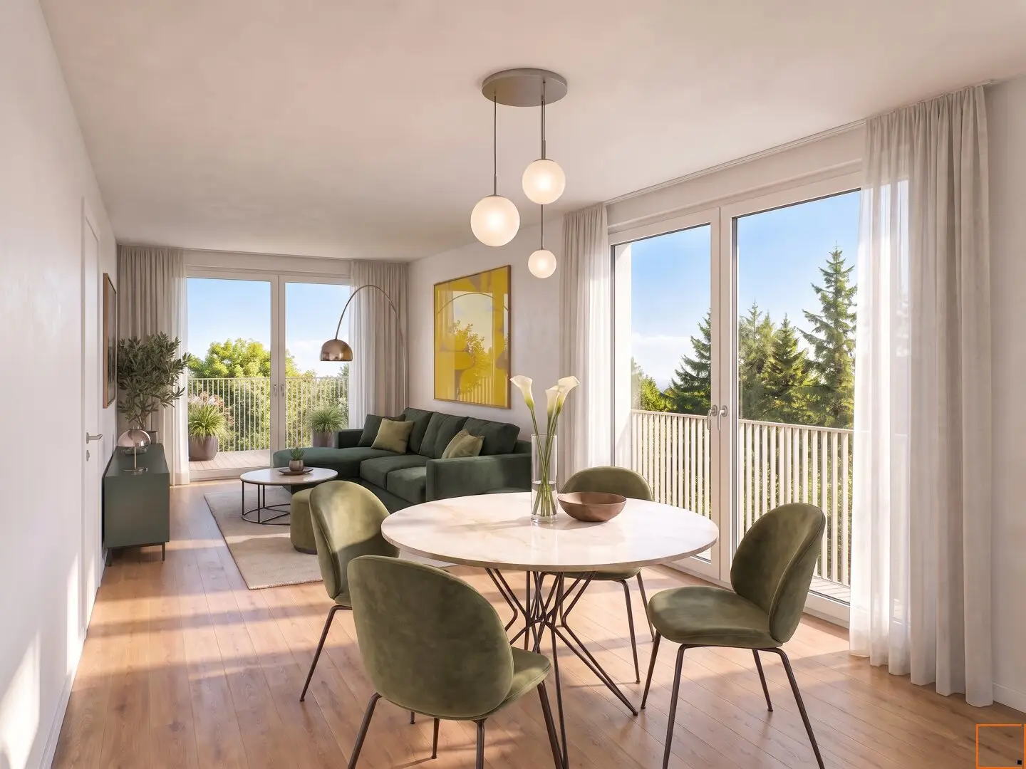 Große Terrasse - Erdwärme - 2 Zimmerwohnung zum Verlieben!