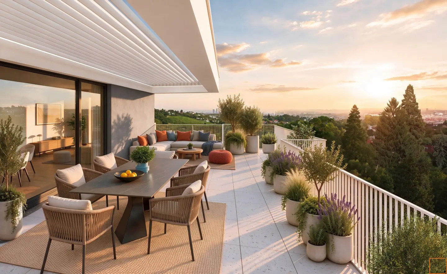 Penthouse Deluxe - Wienblick mit großzügigen Freiflächen