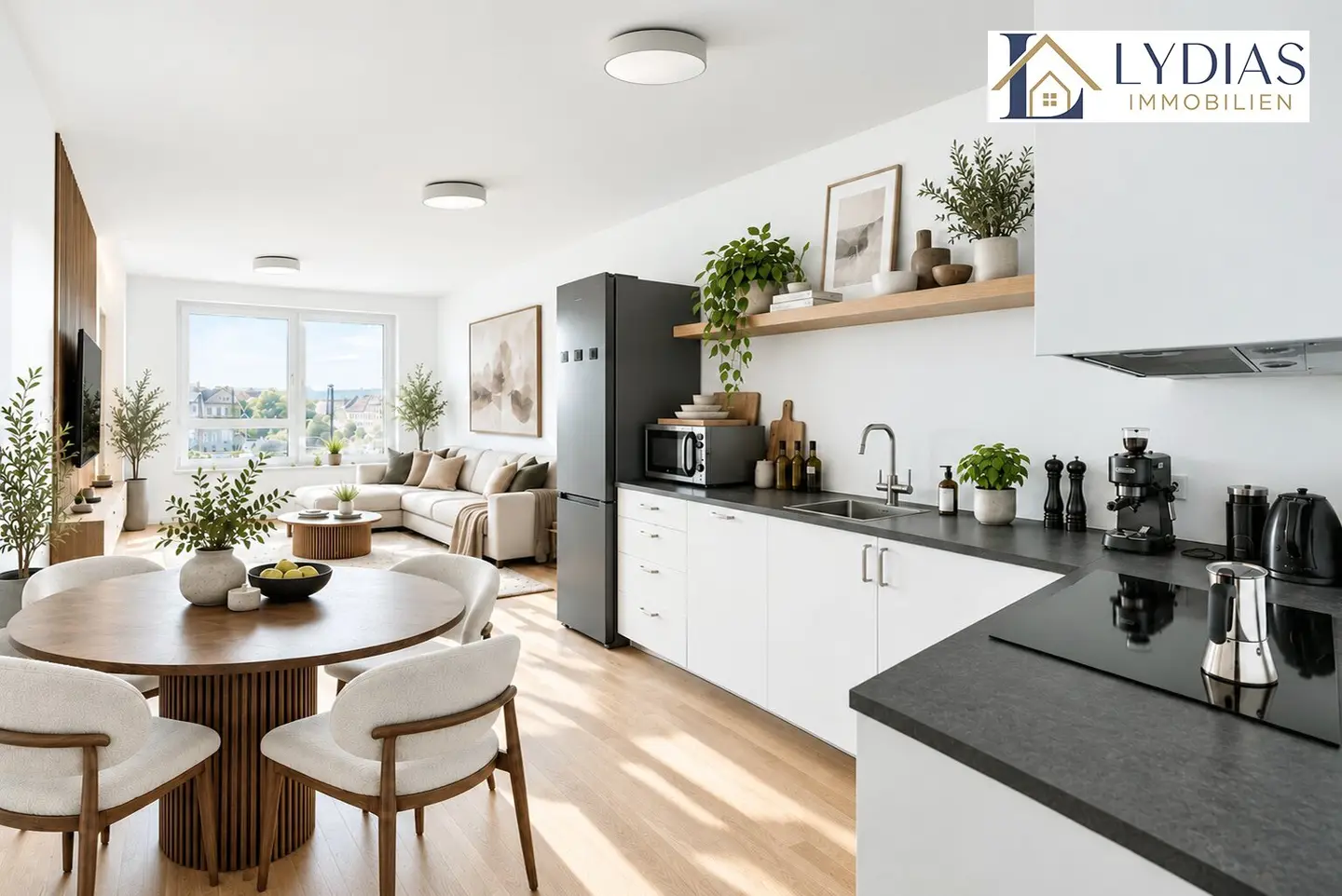 Traumhafte, neuwertige 2-Zimmer Wohnung mit Süd-Loggia und Weitblick - Energieeffizient wohnen - Top Infrastruktur!
