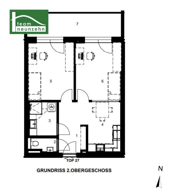 Urbaner Wohnkomfort in Grünlage - Moderne Neubauwohnung in zentraler Lage der Stadt!
