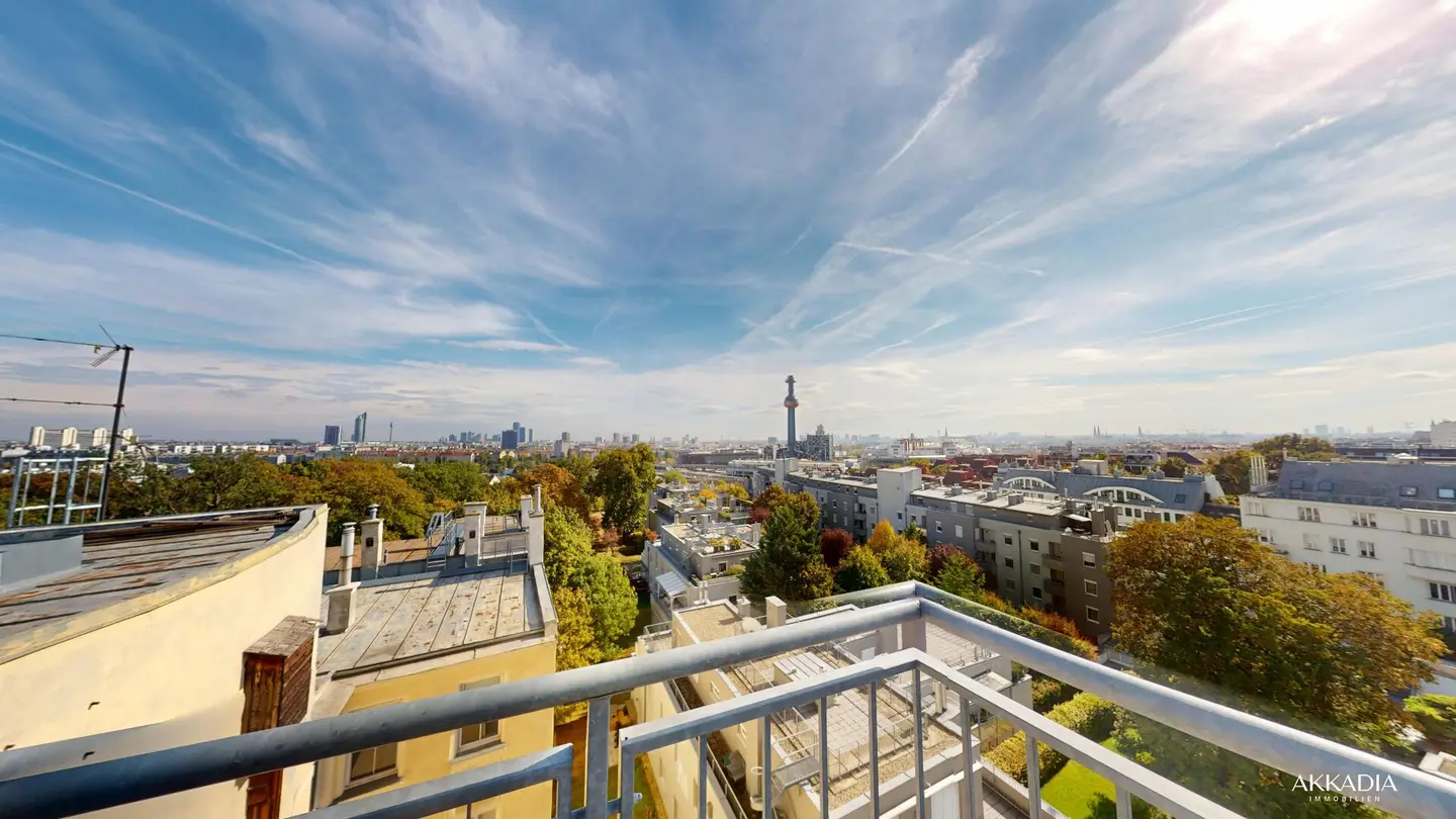 Dachterrassen-Traum in Döbling – 3 Zimmer mit einzigartigem Wienblick