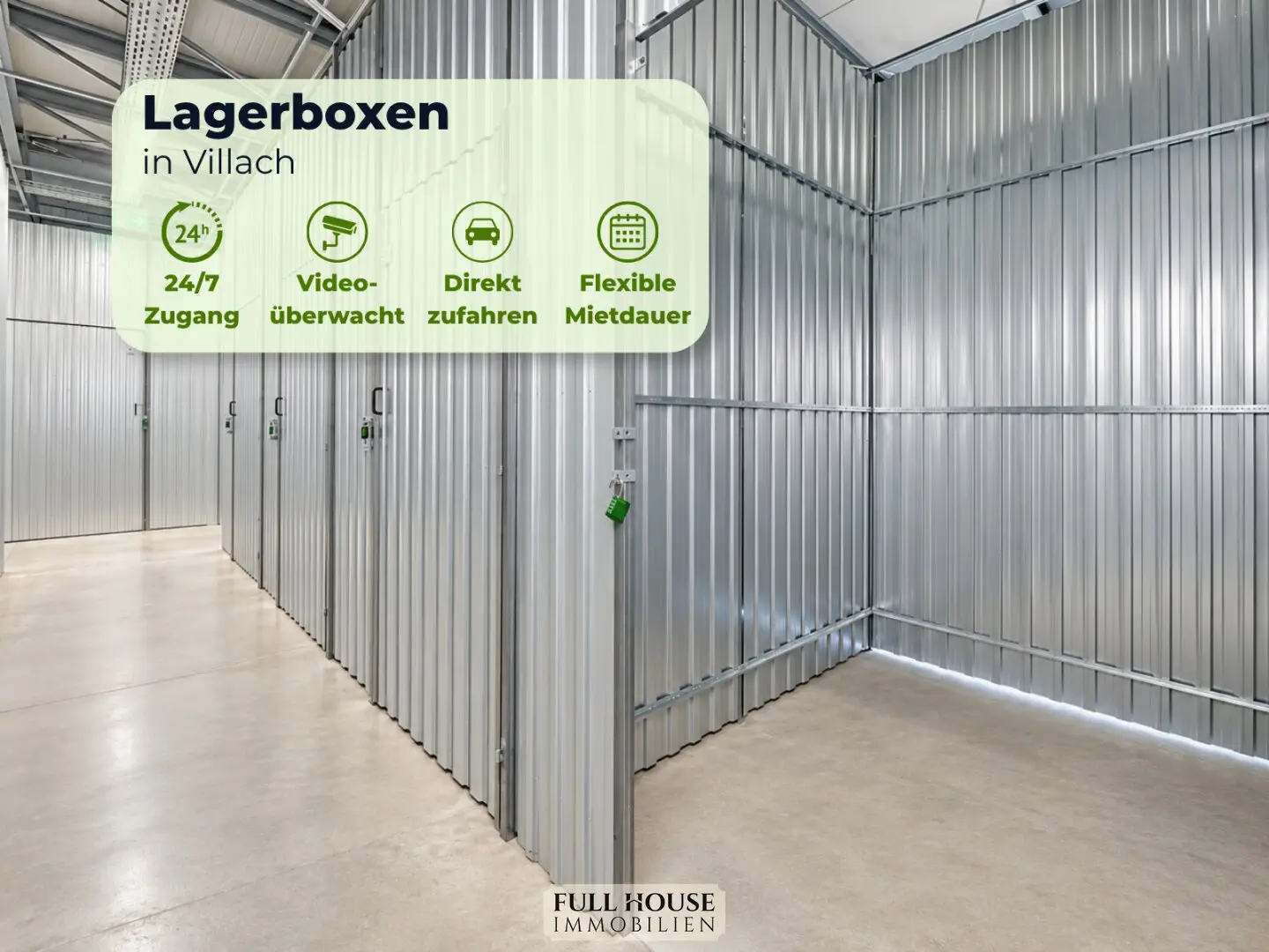 NEW! Self storage Villach | Storage boxes from 2.5 m² &amp; from €64 monthly