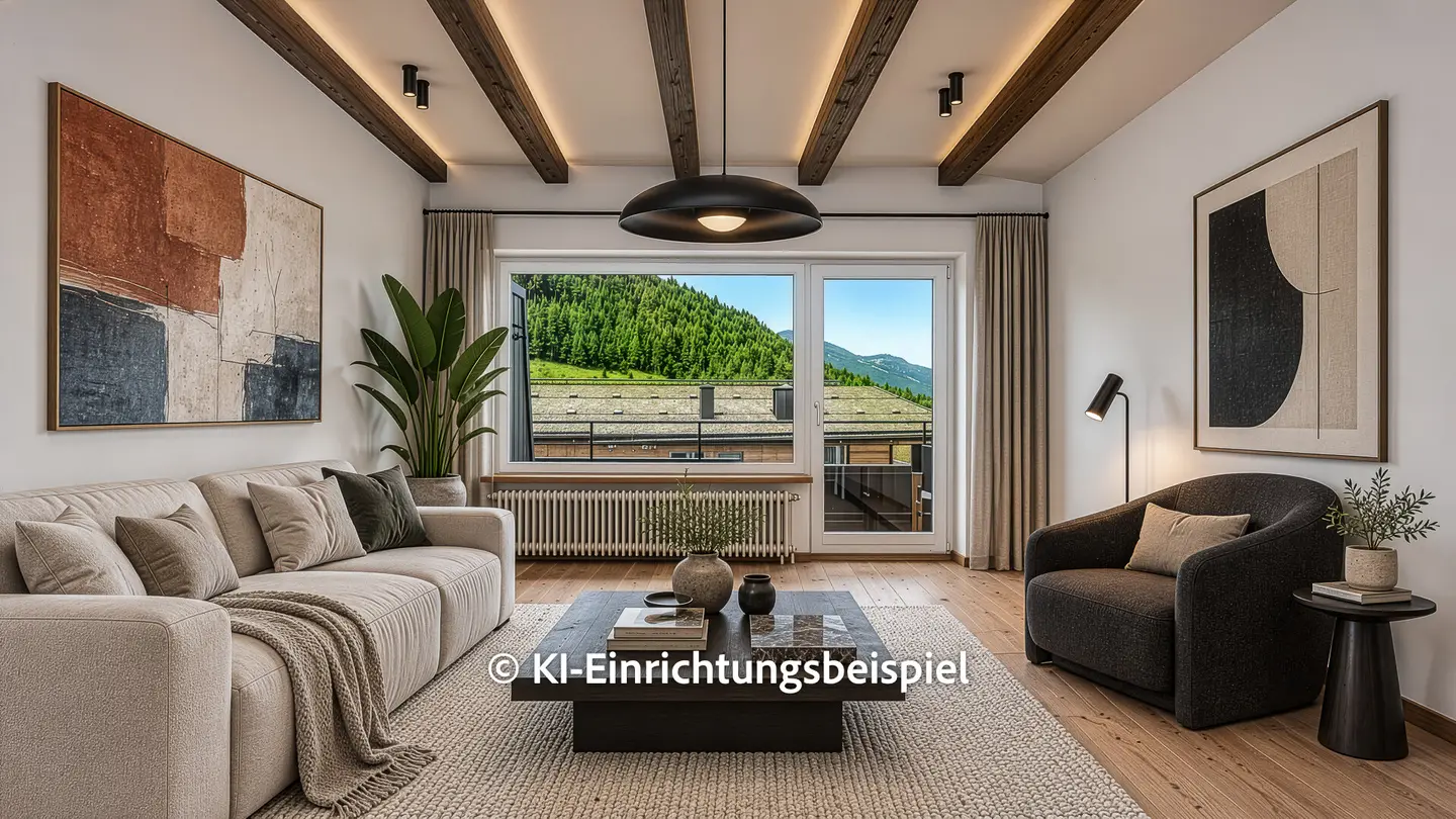 Ski in Ski out Dachgeschosswohnung mit Kaiserblick
