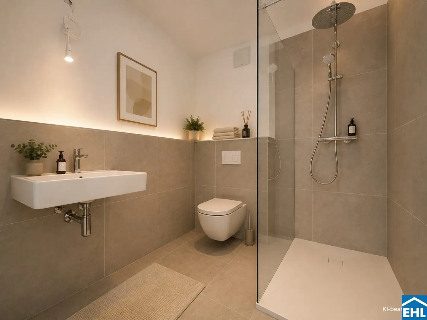 Badezimmer gestaged