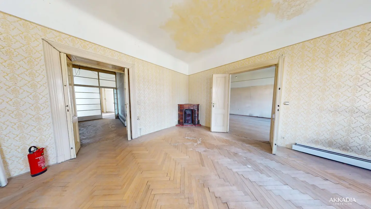 Sanierungsbedürftige Altbauwohnung mit großzügigen 231 m²