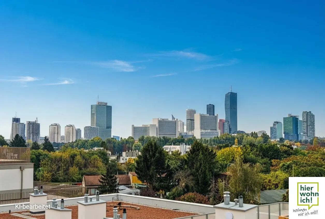 ☀️ Traumhafte 3-Zimmer-Dachgeschosswohnung mit Skyline-Blick zur Miete ☀️