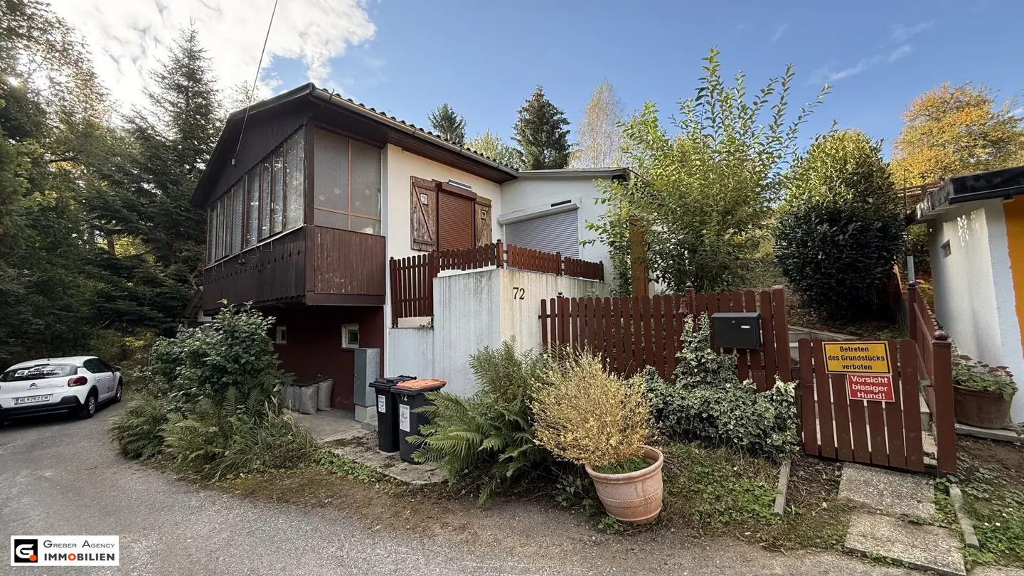 Einfamilienhaus mit 1.032 m² Grundstück in absoluter Ruhelage – naturnah wohnen bei Hardegg