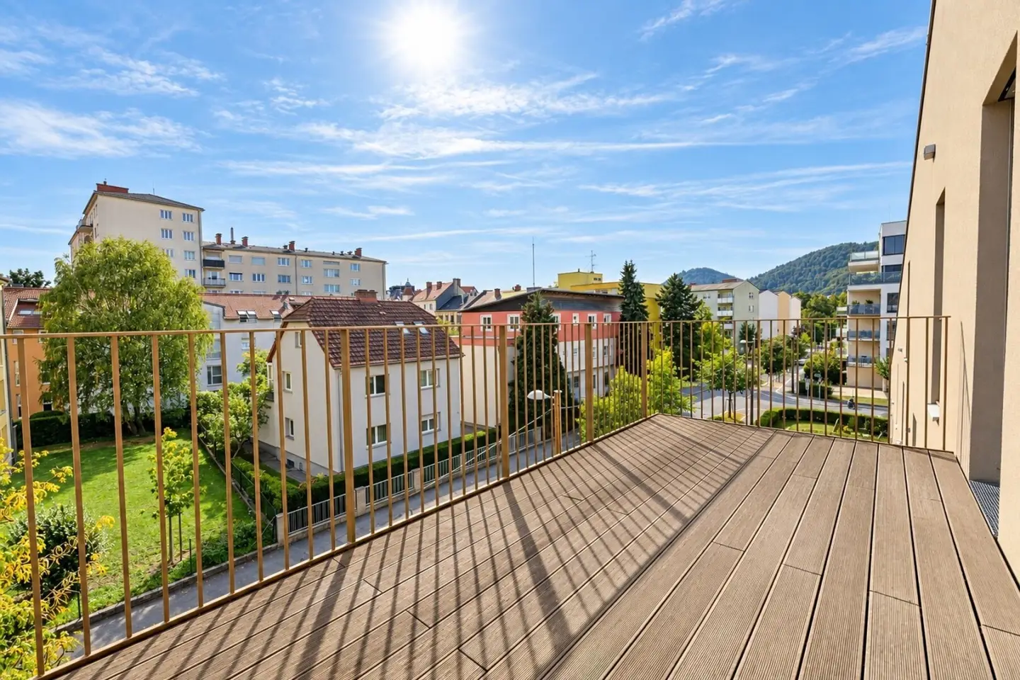 Terrassenwohnung in Graz-Eggenberg | 124 m² mit Atrium, Balkon und Tiefgaragenplatz