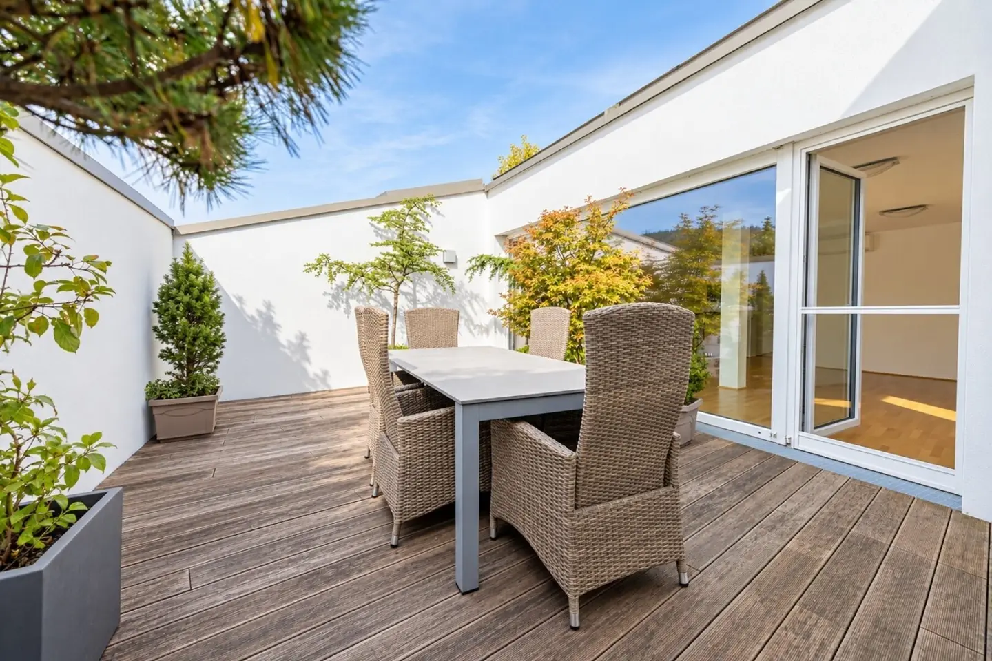 Terrassenwohnung in Graz-Eggenberg | 124 m² mit Atrium, Balkon und Tiefgaragenplatz