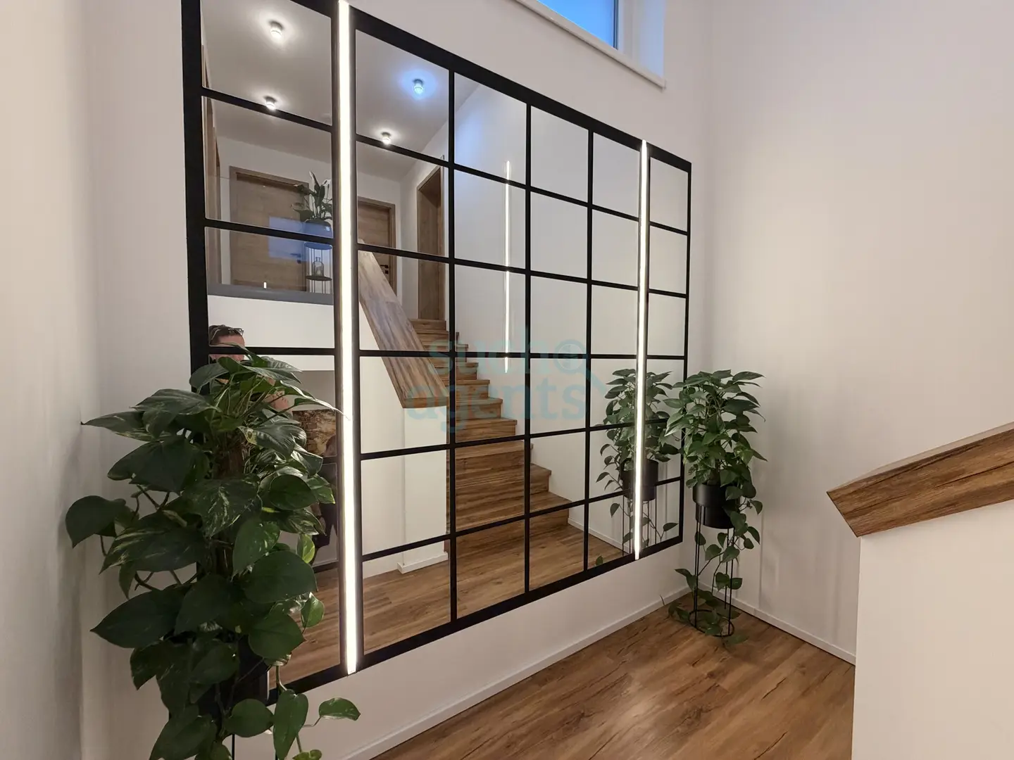Smart home family apartment with pool and photovoltaic