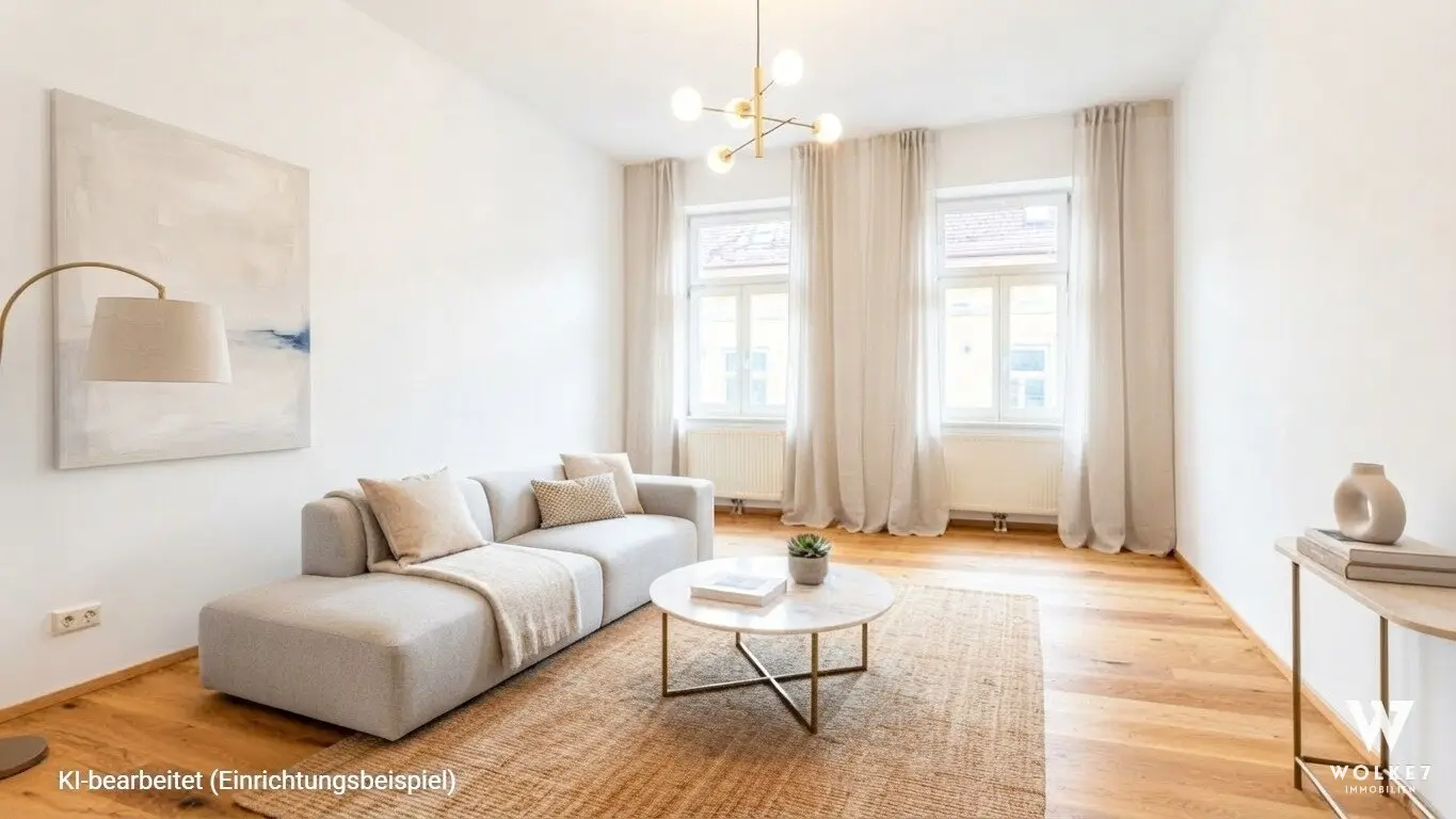 Charmante 2,5-Zimmer-Altbauwohnung mit Balkon &amp; Lift | Nähe Westbahnhof, Mariahilfer Straße