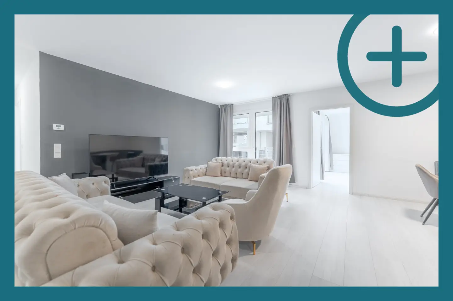 Erdgeschosswohnung mit Privatgarten und Dachterrasse