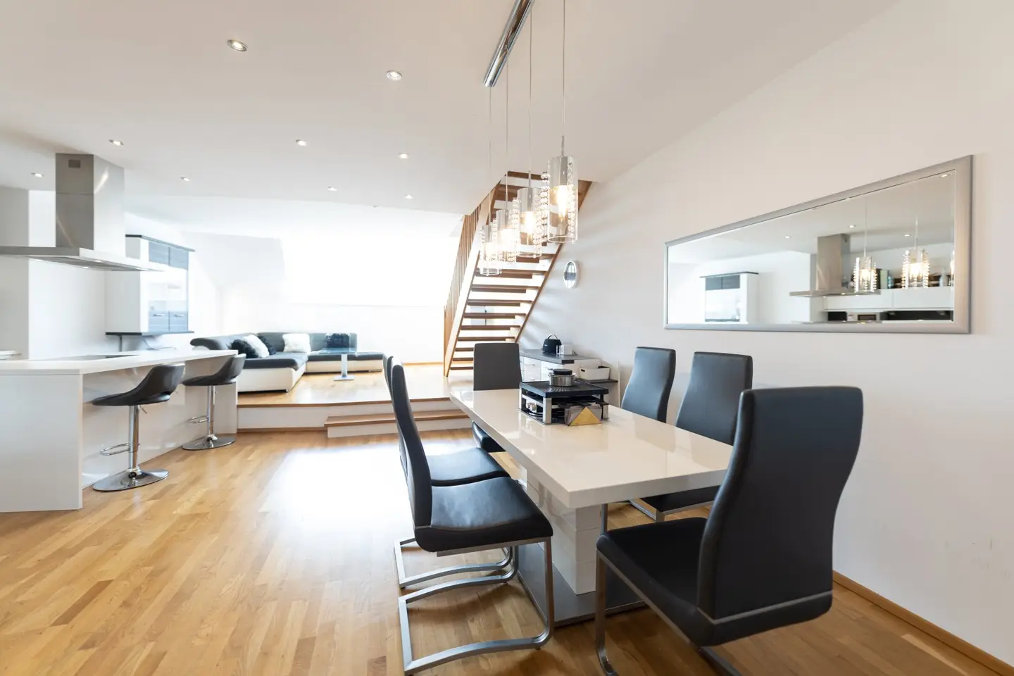 Penthouse maisonette above the roofs of Fürstenfeld