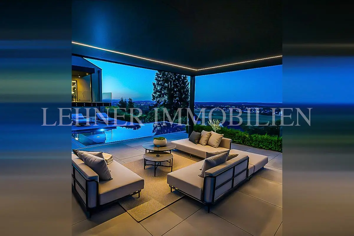 Apartment with infinity pool and unobstructed panoramic view