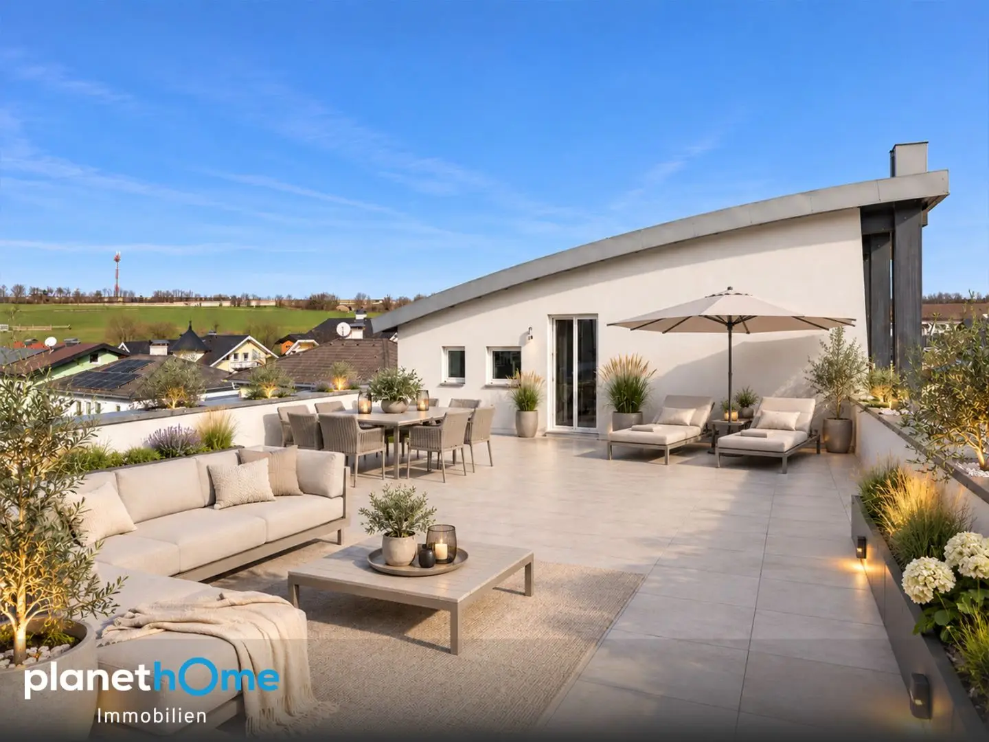 Terrasse Virtuelles Staging