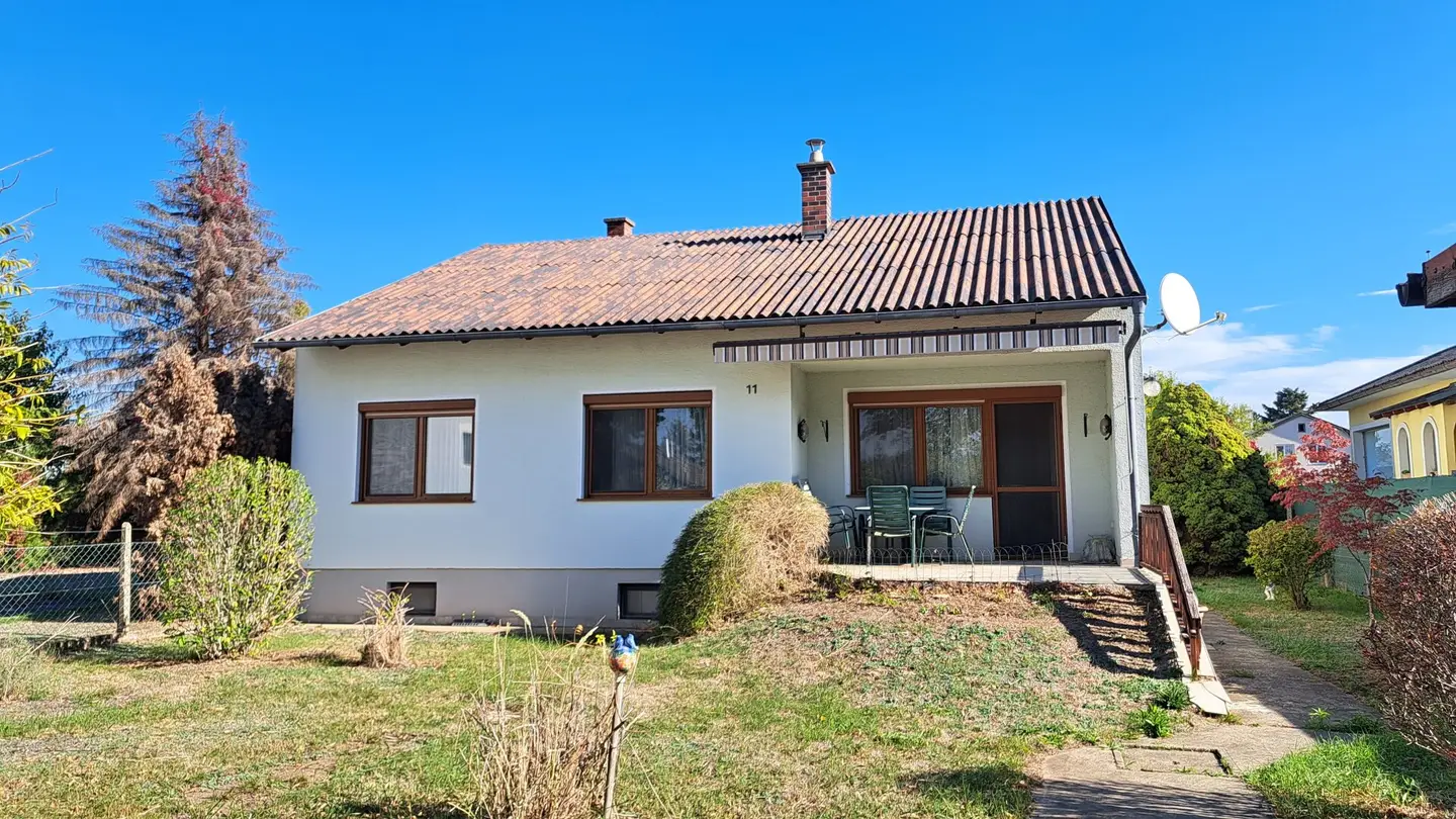 Einfamilienhaus mit 4 Zimmer, großem Garten &amp; Pool, direkt in Strasshof an der Nordbahn