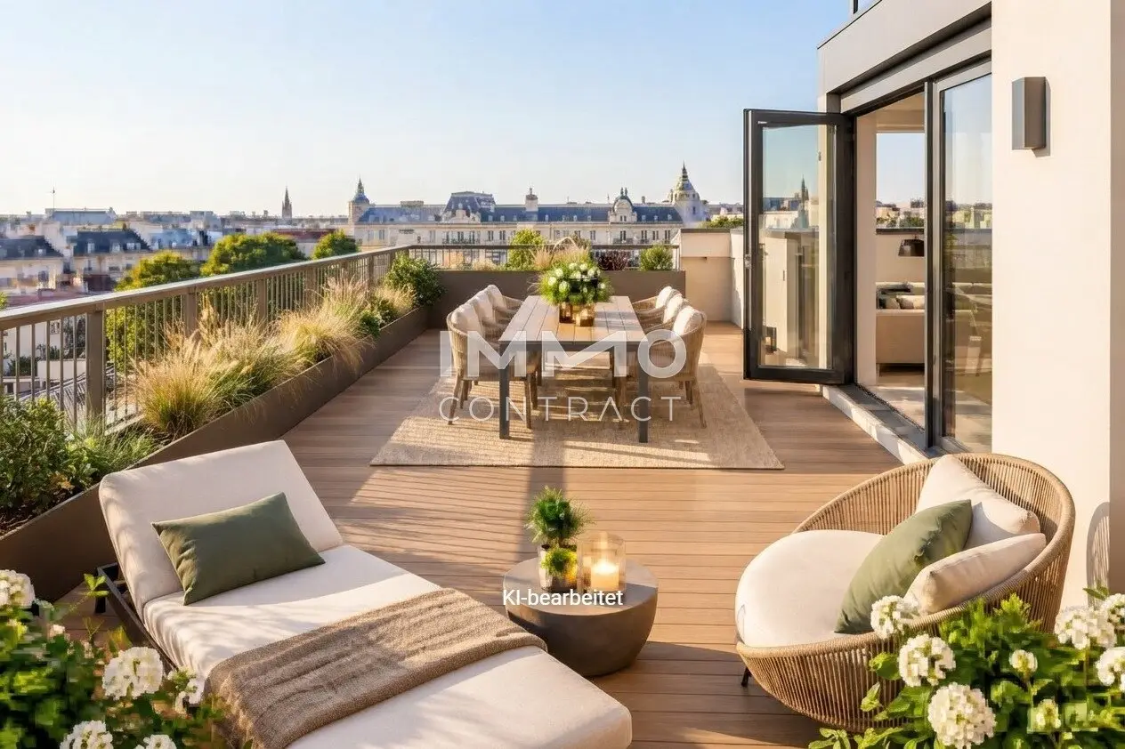 PREISREDUZIERT- ÜBER DEN DÄCHERN VON WÄHRING- EXKLUSIVER DACHGESCHOSS-ERSTBEZUG MIT PRIVATER ROOFTOP-TERRASSE