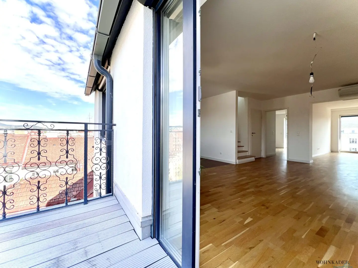 Exklusive 150-m²-Dachgeschosswohnung auf zwei Ebenen mit Terrassen und spektakulärem Stadtblick – Wien-Währing, 18. Bezirk