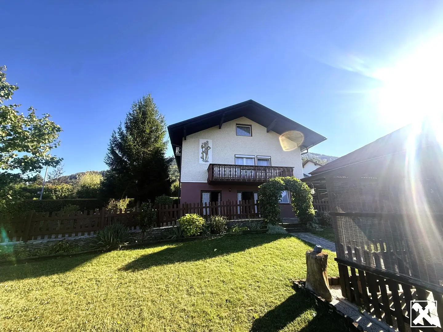 Ruhig gelegene Familienwohnung mit großem Garten und Weitblick