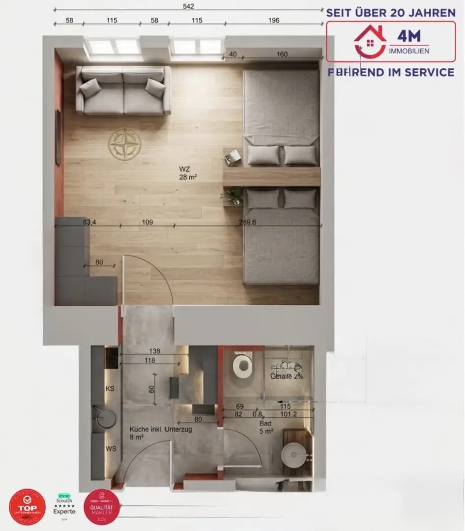 AI Grundrissplan