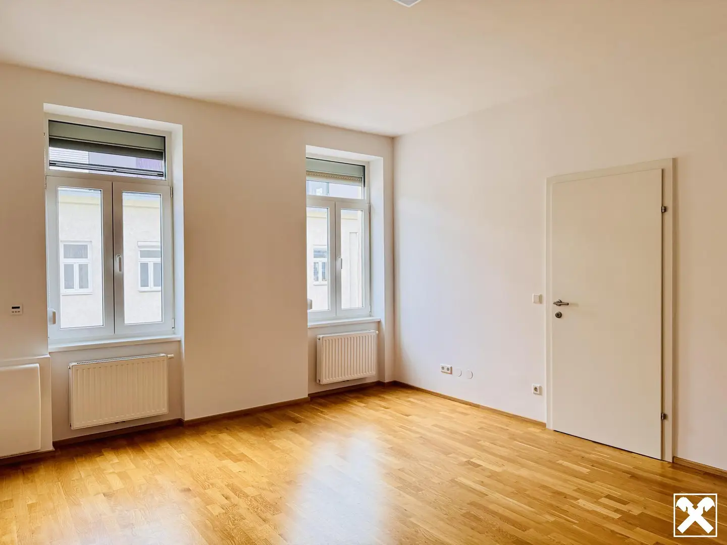 Wohnküche Blick Schlafzimmertüre