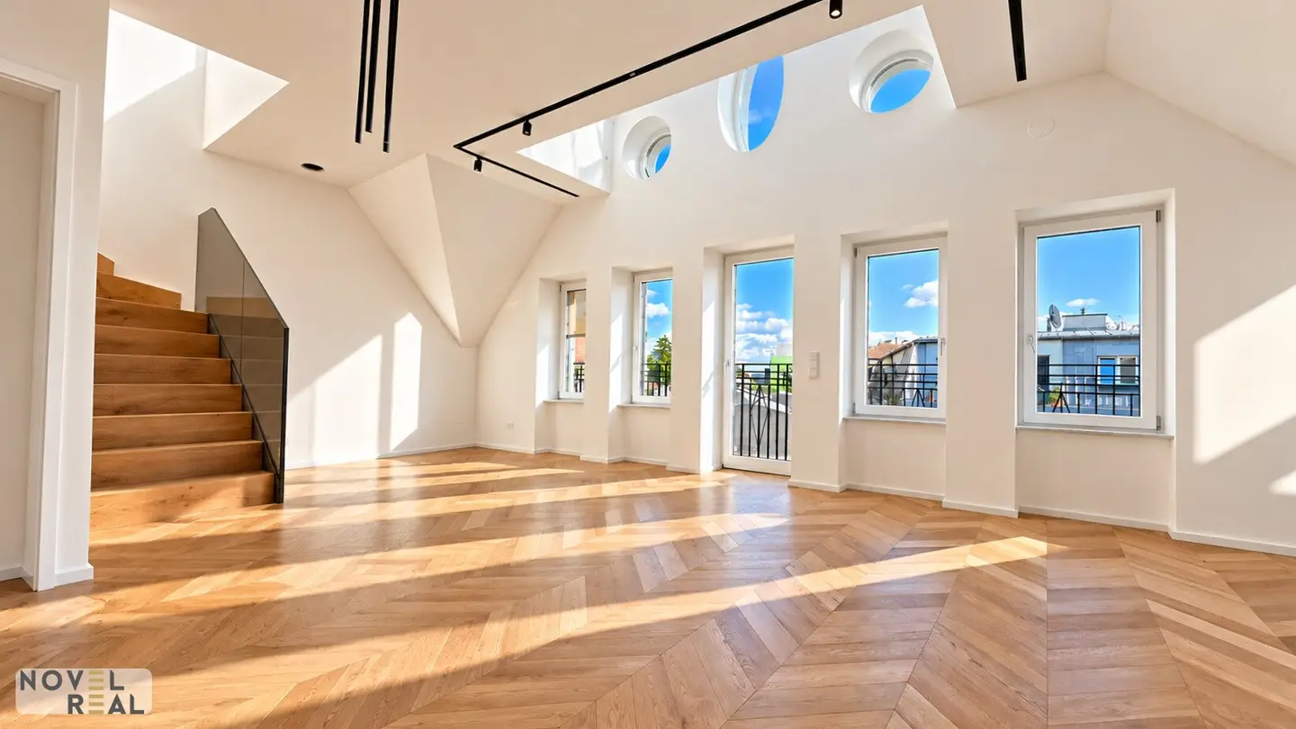Historic Attic Jewel with Stylish Design Exclusive First Occupancy with Dreamlike Panoramic View