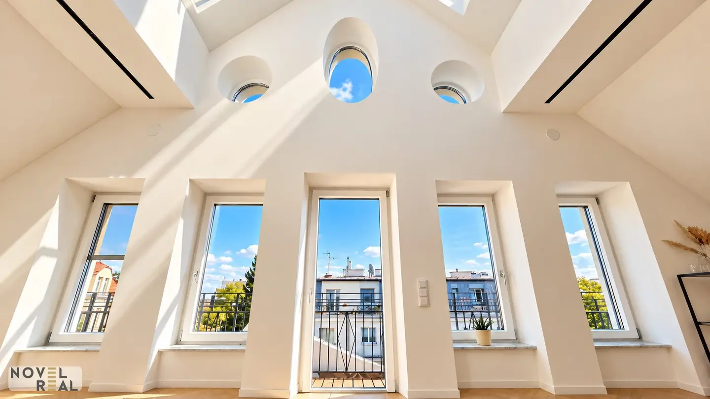 Historic Attic Jewel with Stylish Design Exclusive First Occupancy with Dreamlike Panoramic View