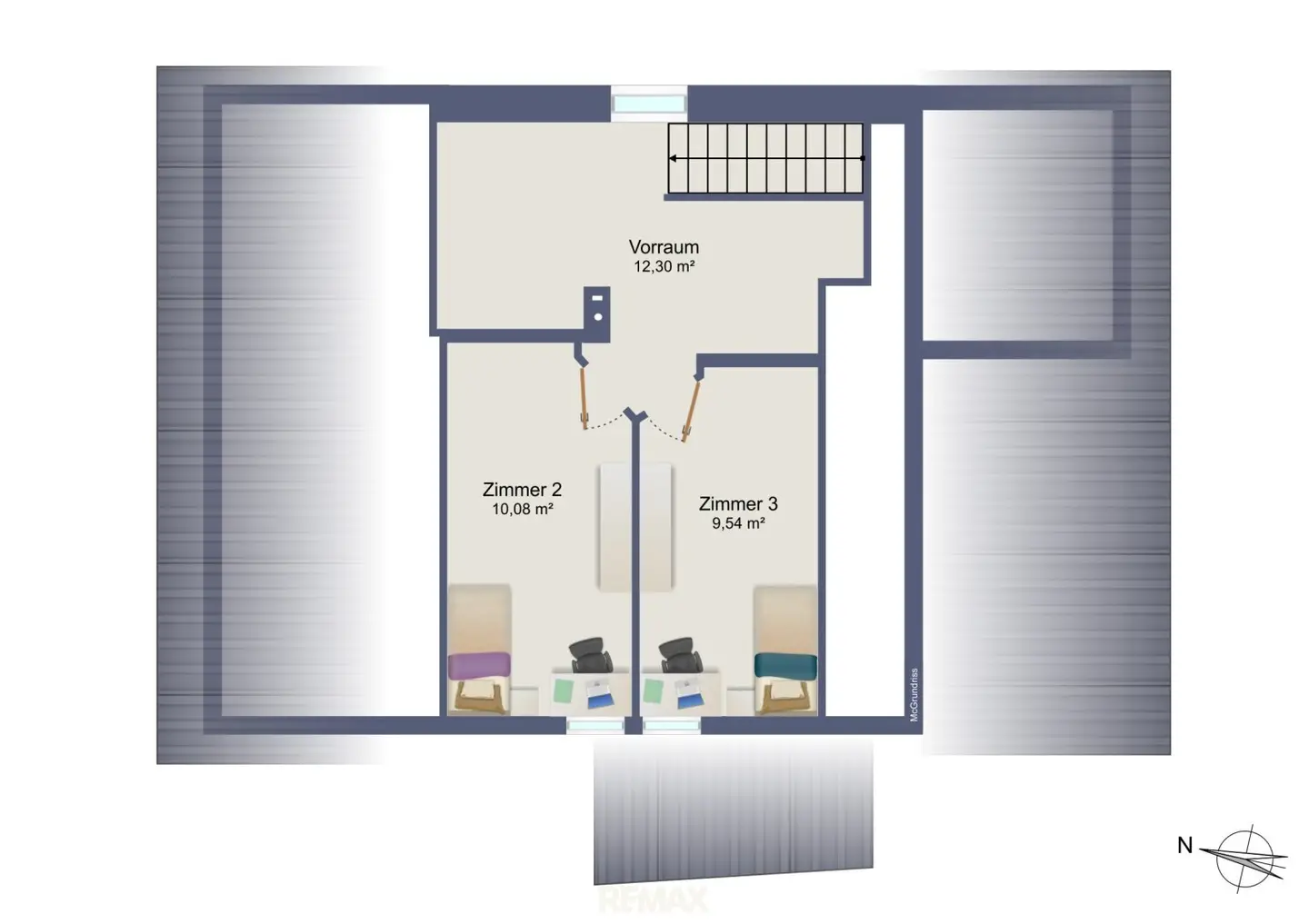 Grundriss OG Haus 1