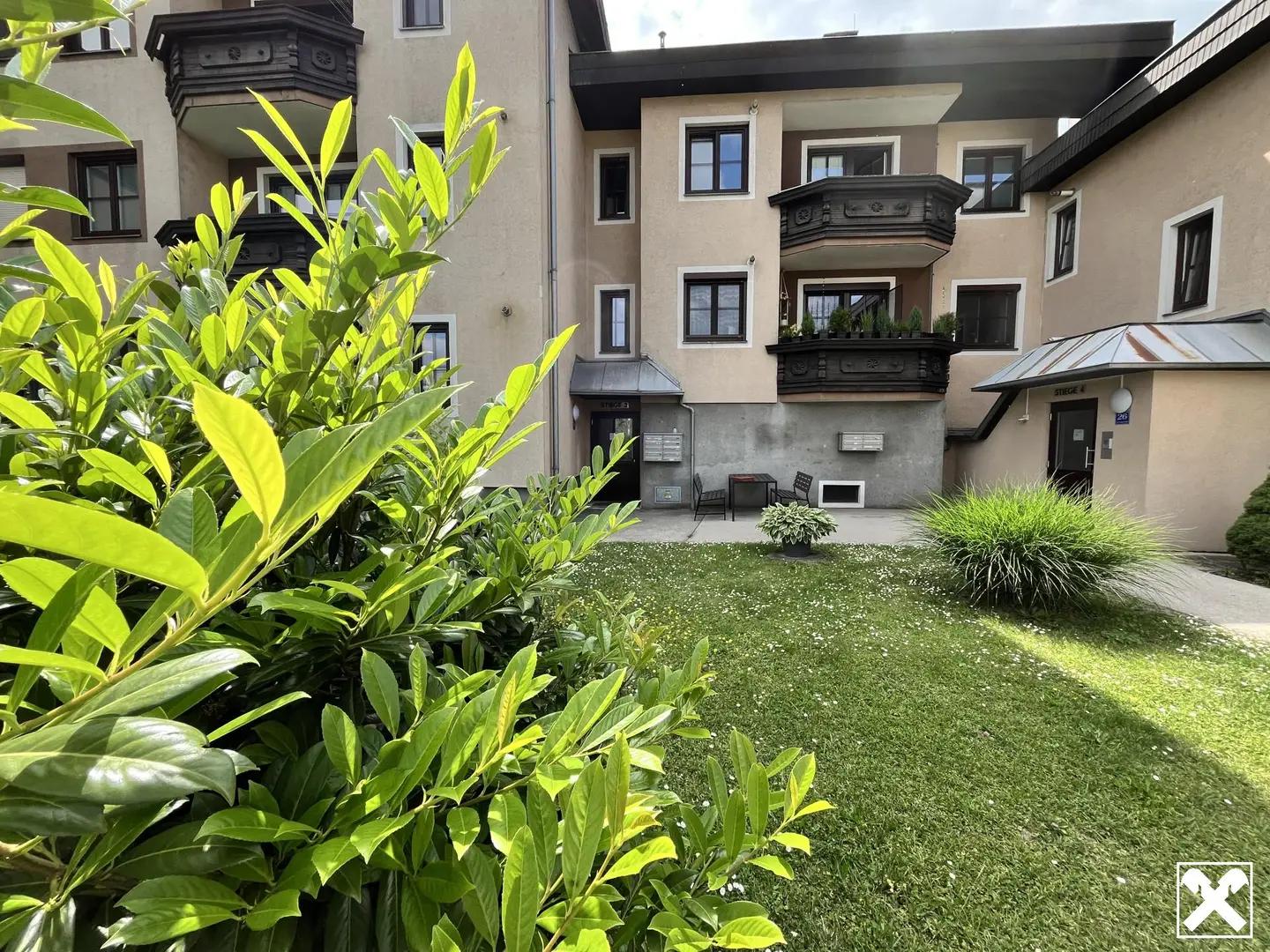 Ruhige zentrumsnahe Wohnung mit Loggia und Kamin