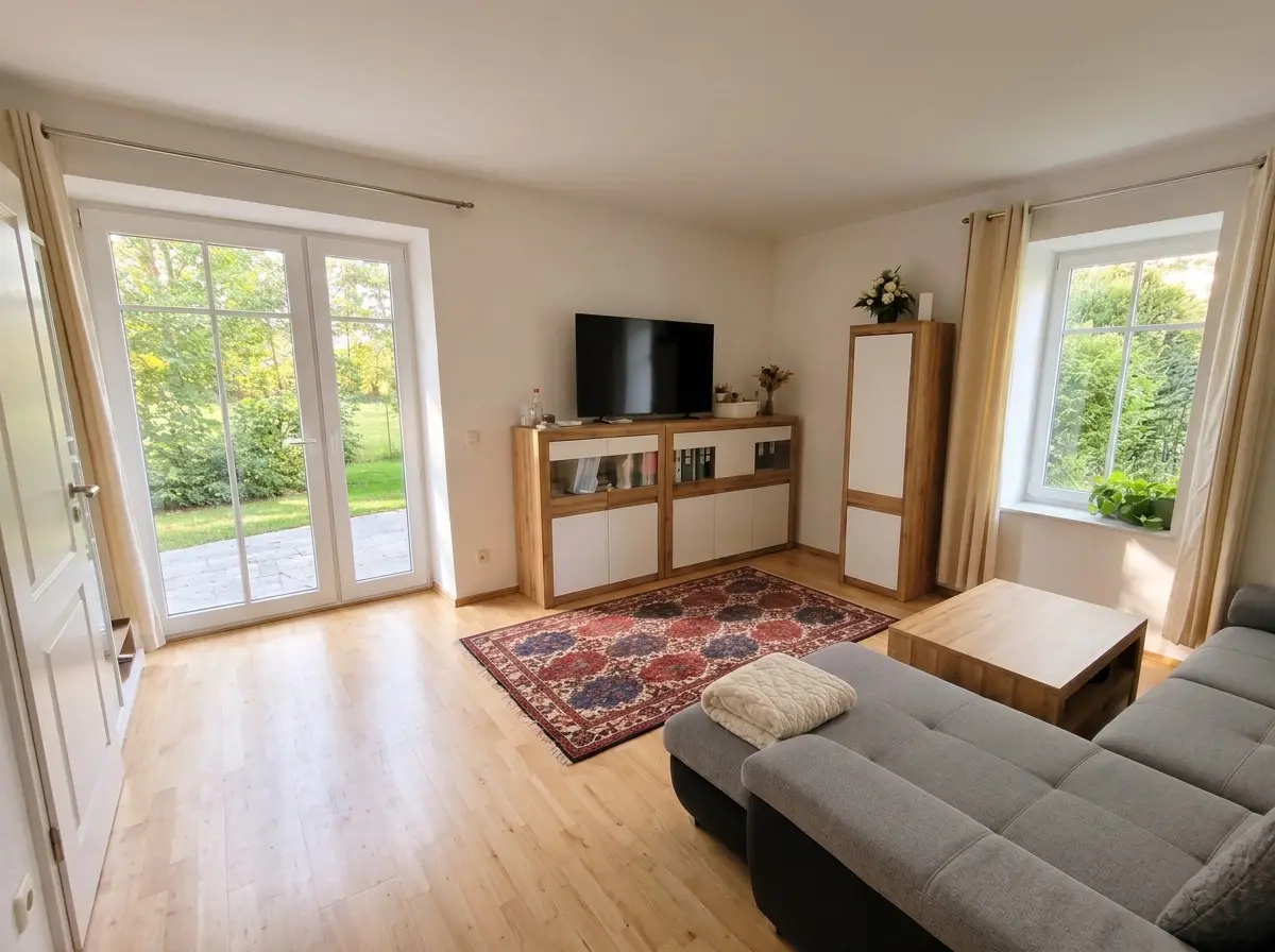 Erdgeschosswohnung mit Privatgarten in Parklage