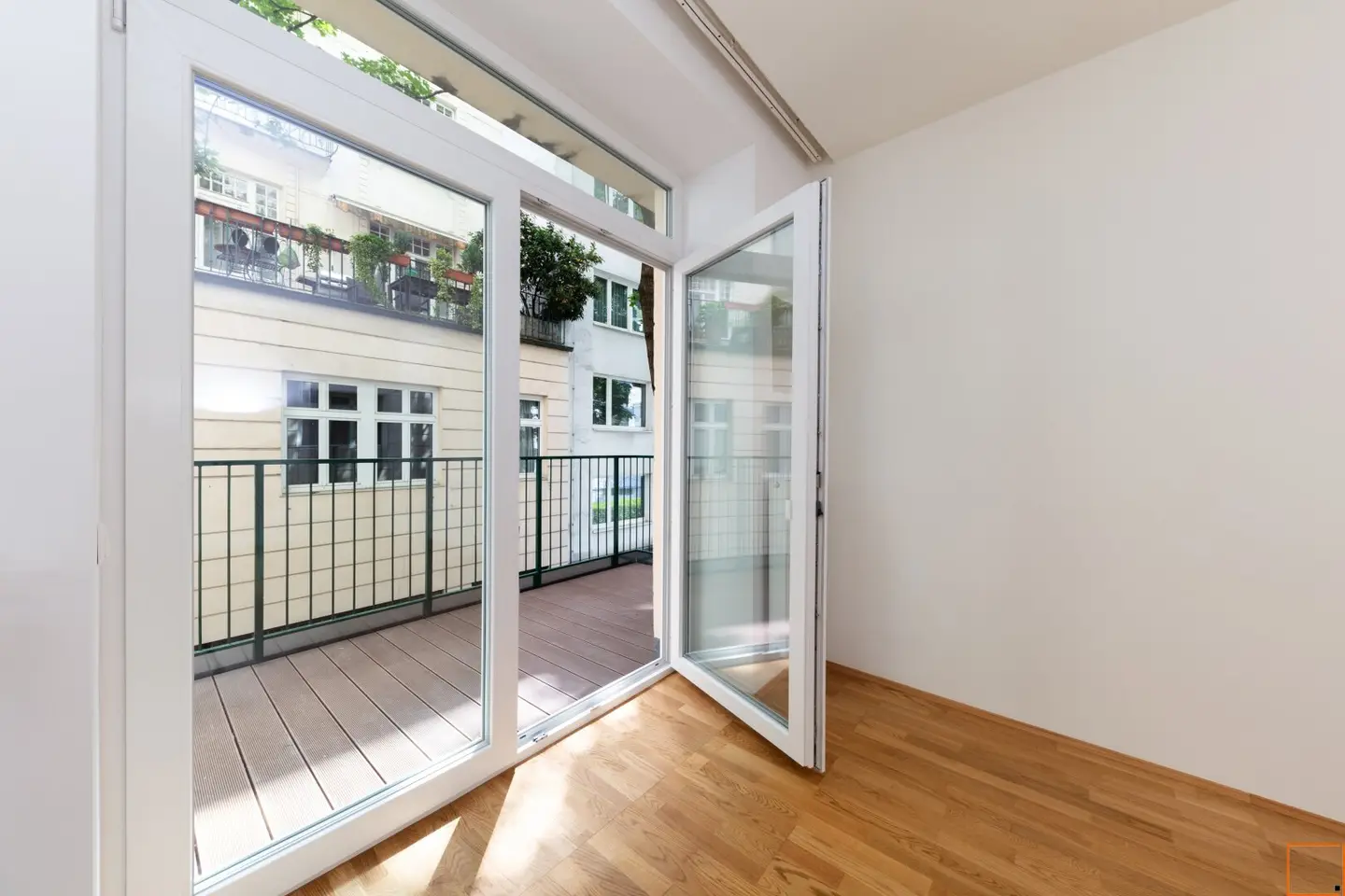 Der Ausgang zum Balkon