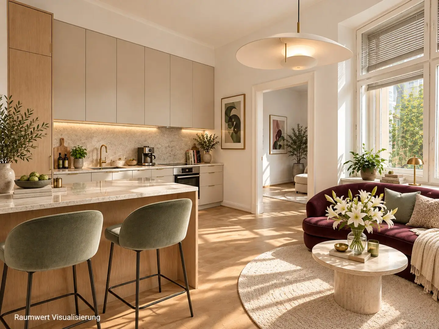 RENOVATION OPPORTUNITY at ROCHUSMARKT | Bauhaus style | 2 rooms | approx. 43m² | ground floor | quiet courtyard location | garden use