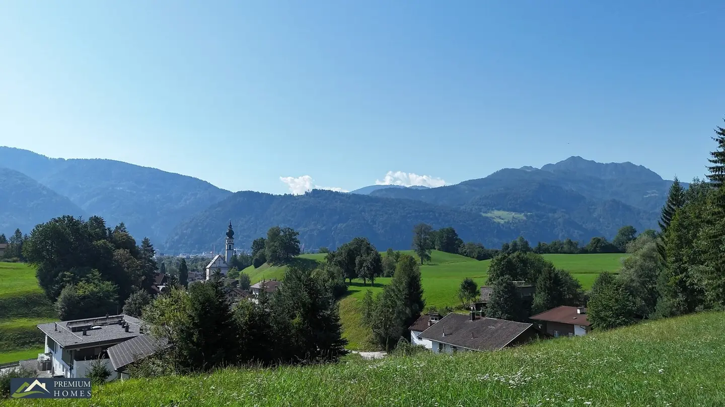 BREITENBACH am INN - Baugrundstück mit Berg- und Grünblick ca. 400 m² (Ortszentrum) - AUSSCHLIESSLICH für BREITENBACHER/INNEN!