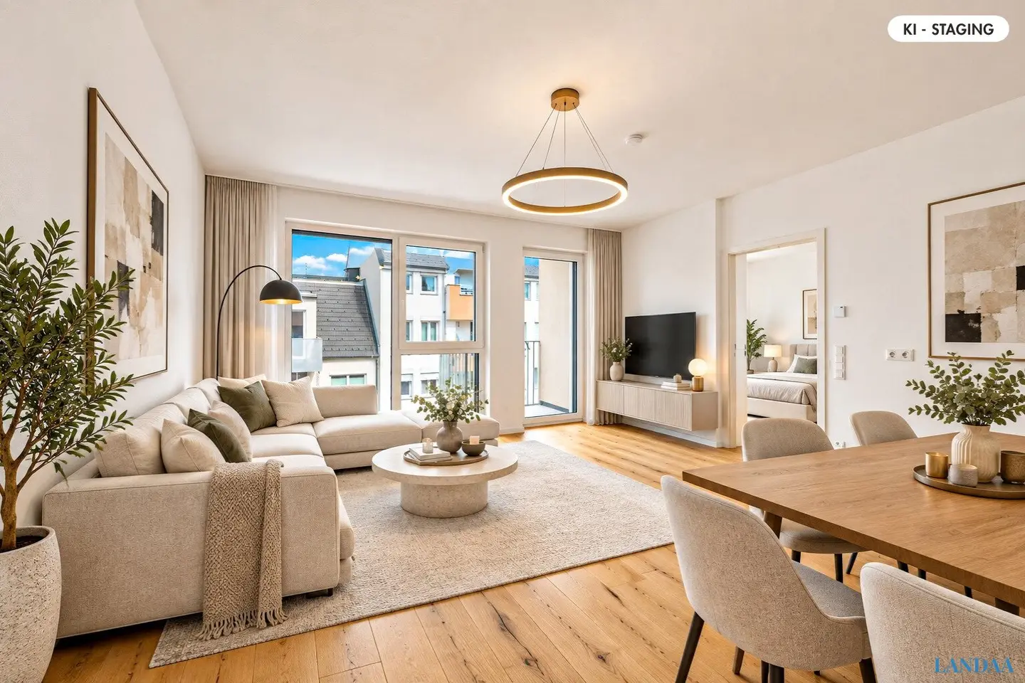 ** NEU ** IDEAL FÜR ANLEGER UND EIGENNUTZER - MODERNE 2-ZIMMER-WOHNUNG MIT LOGGIA - ERSTBEZUG
