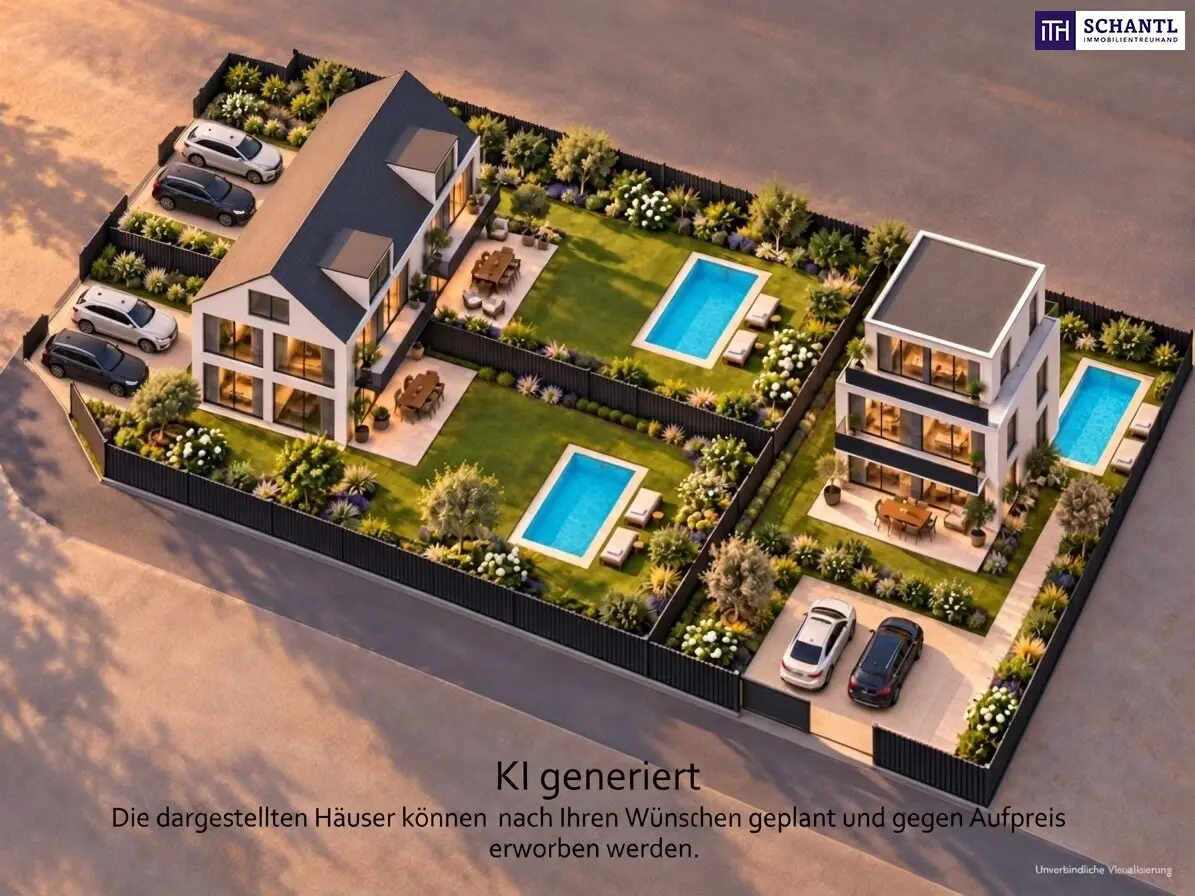 Space for your house: Plot division - size still selectable