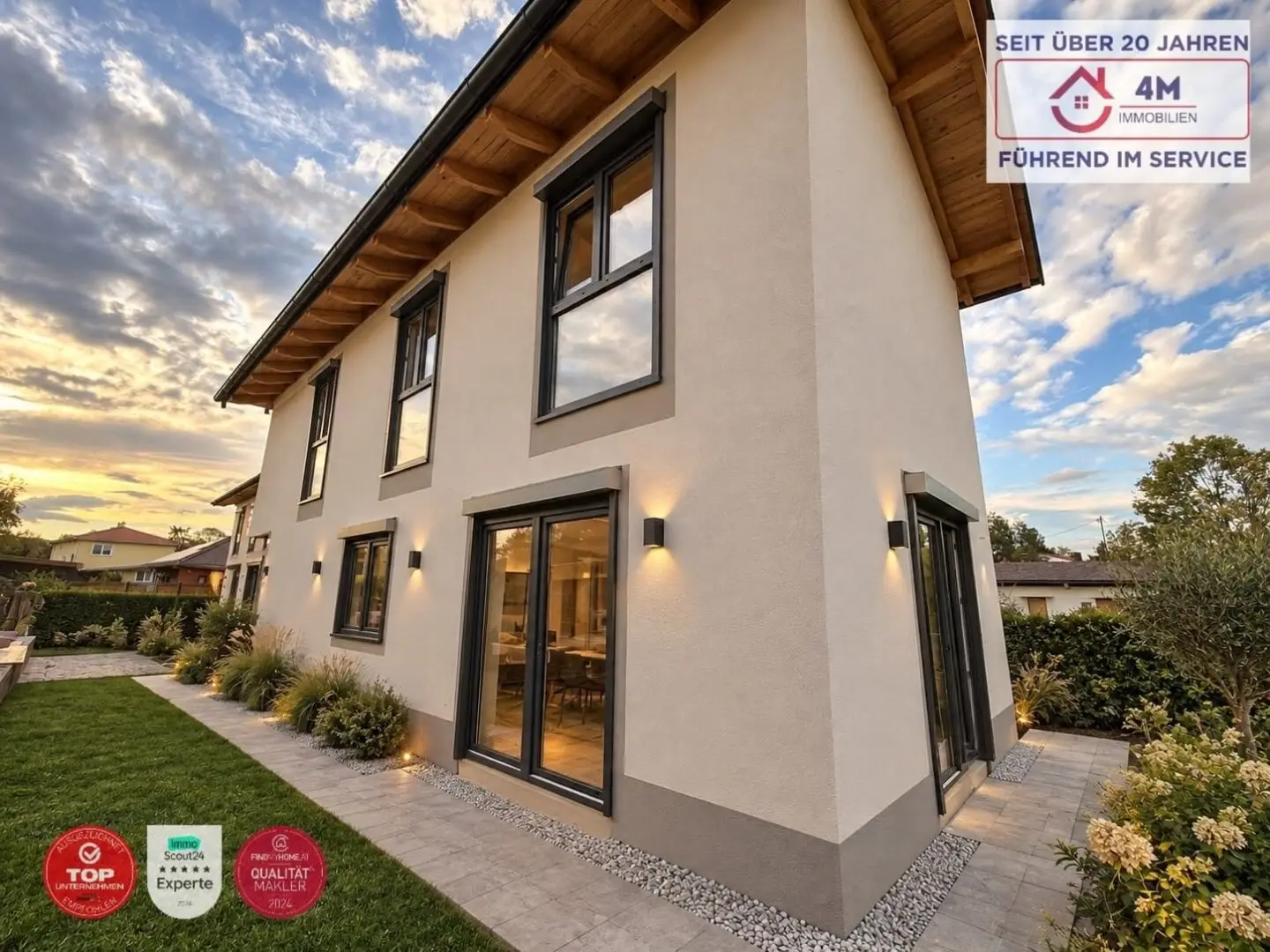 Neuwertiges Einfamilienhaus mit Garten, Klimaanlage &amp; Grünblick in Wöllersdorf-Steinabrückl