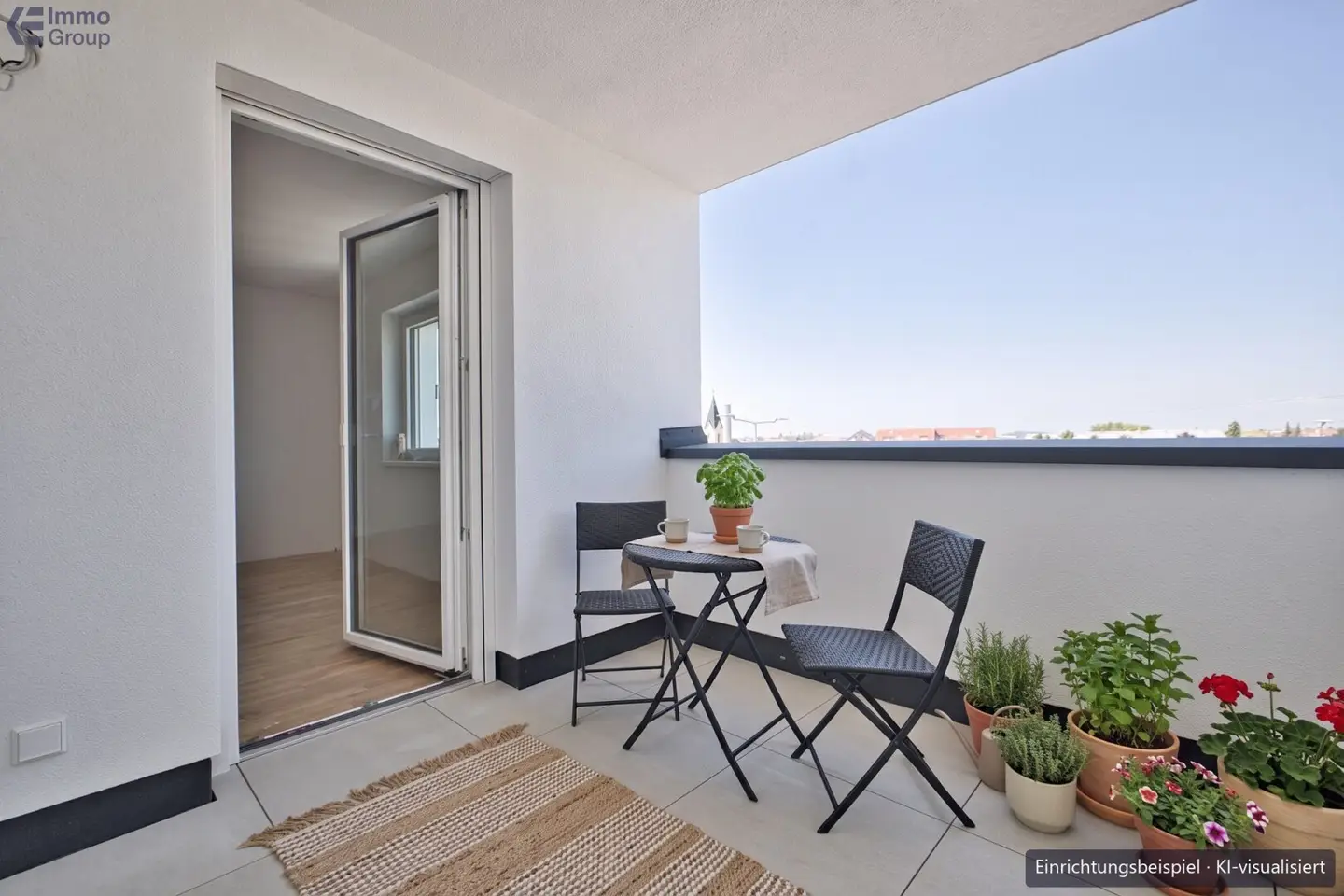 Neubau-Erstbezug Traun: 2 Zimmer, 58 m², Loggia, Top 6