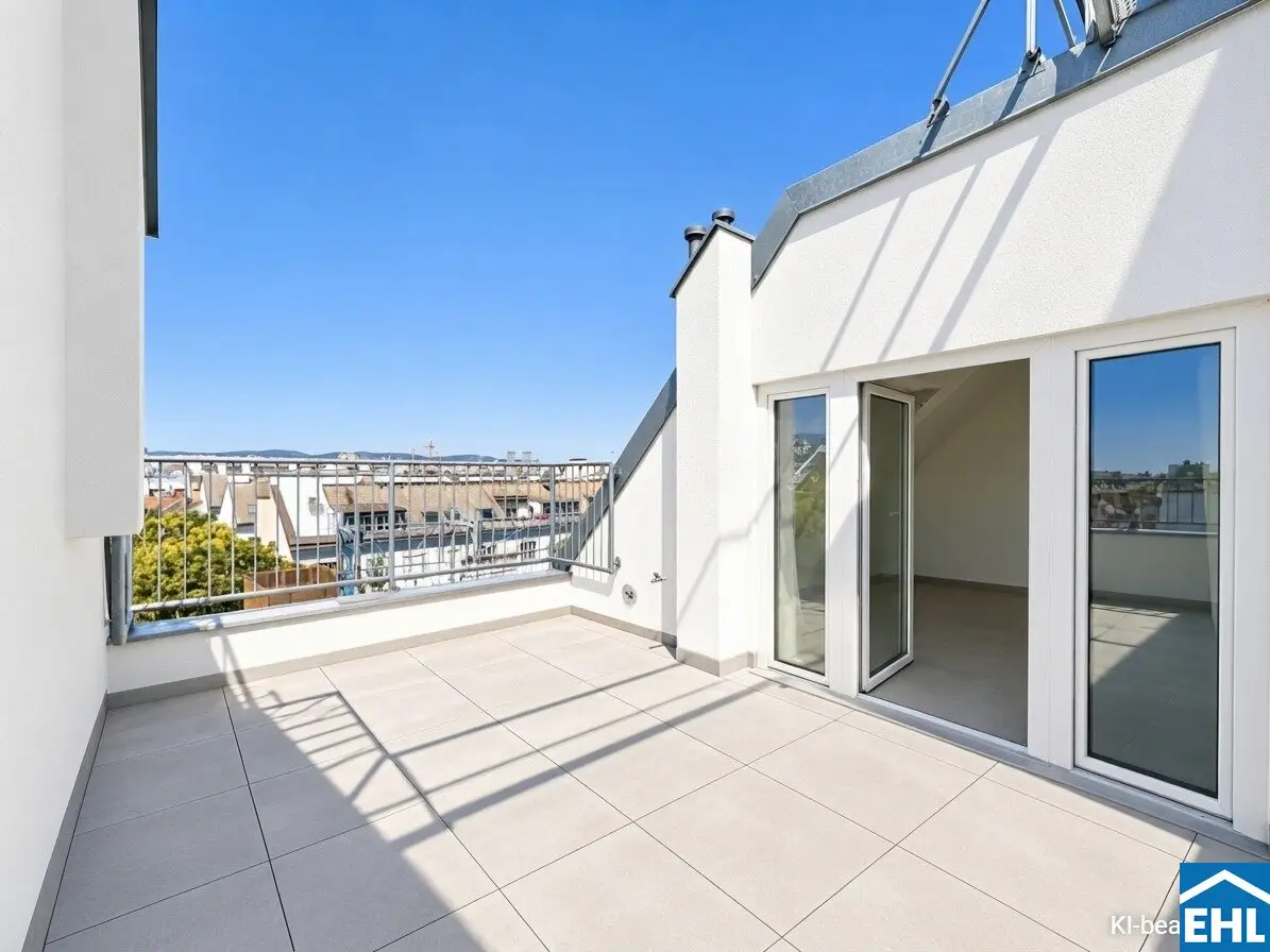 Spacious Maisonette Apartment with Terrace Exclusive on 2nd Attic Floor