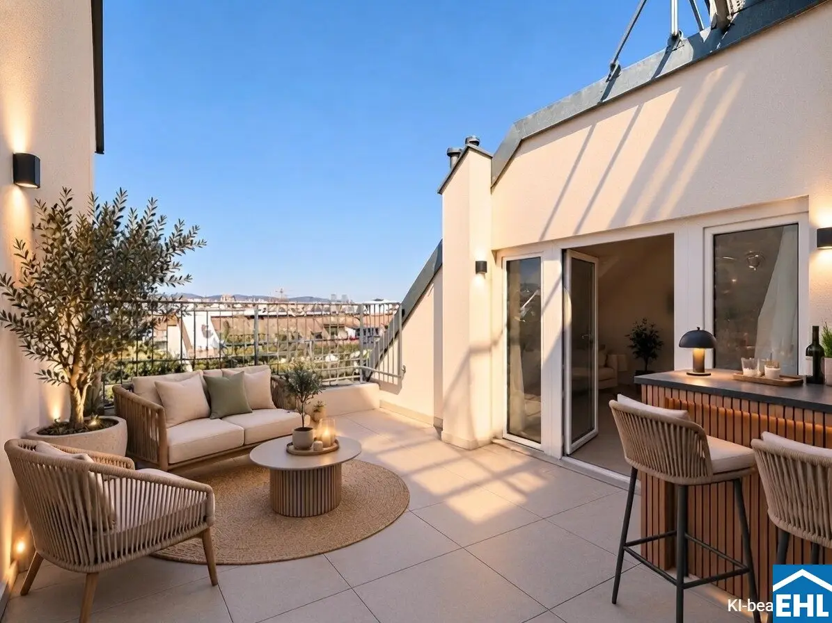 Terrasse gestaged