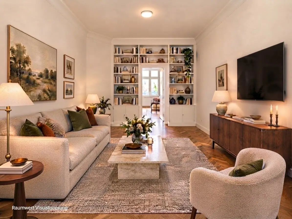 OBKIRCHERGASSE CALLS - 4 rooms - 2 balconies - approx. 112 m² living area - 1st floor with lift - central location in the district