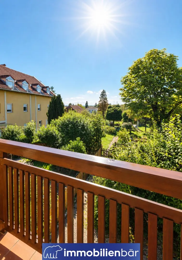 Ausblick Balkon