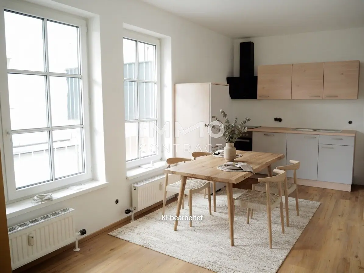 Generalsanierte 2-Zimmer Maisonette mit Balkon am Stadtplatz 16, Top 9
