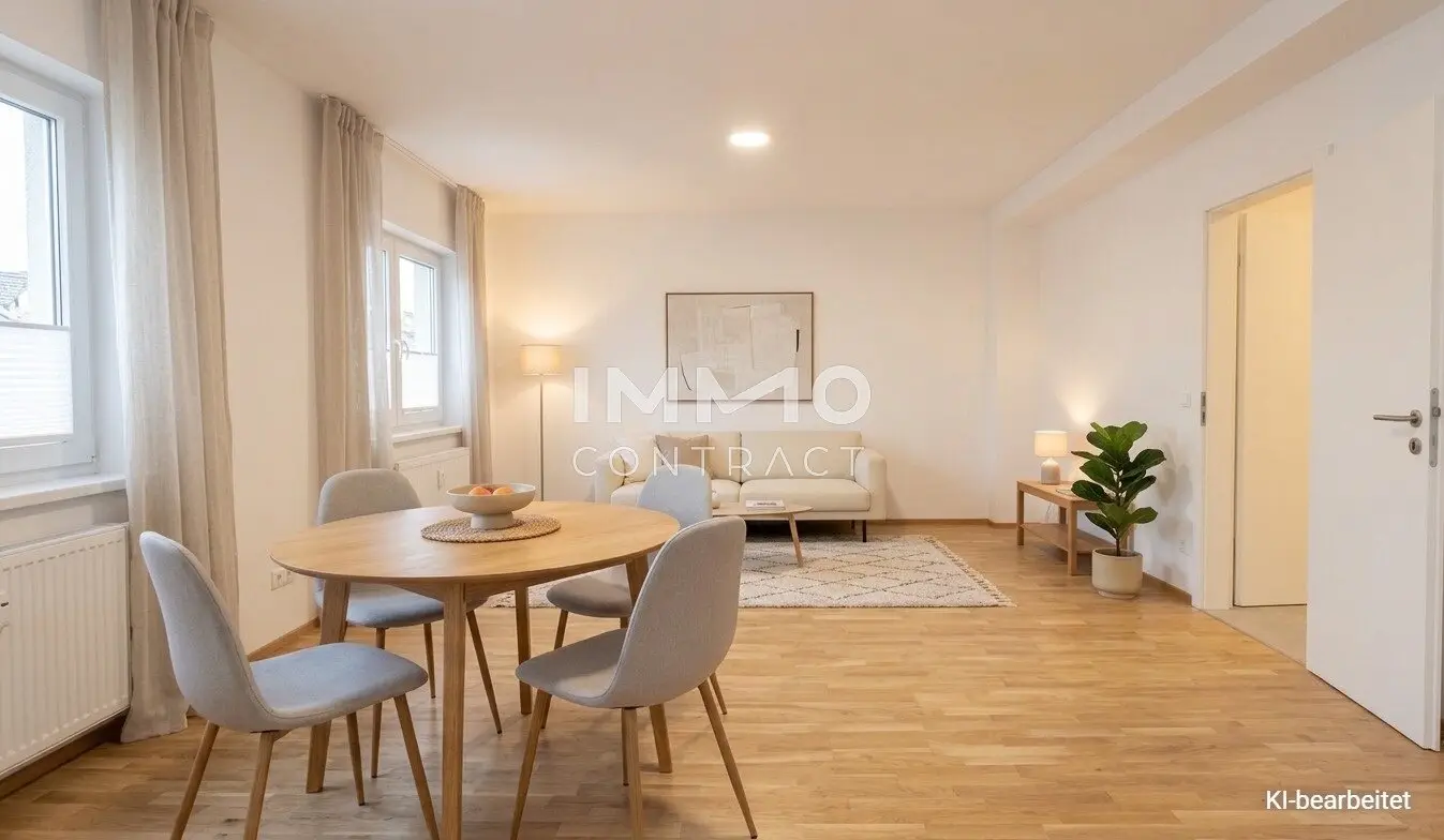 Möblierungsvorschlag Wohnesszimmer KI