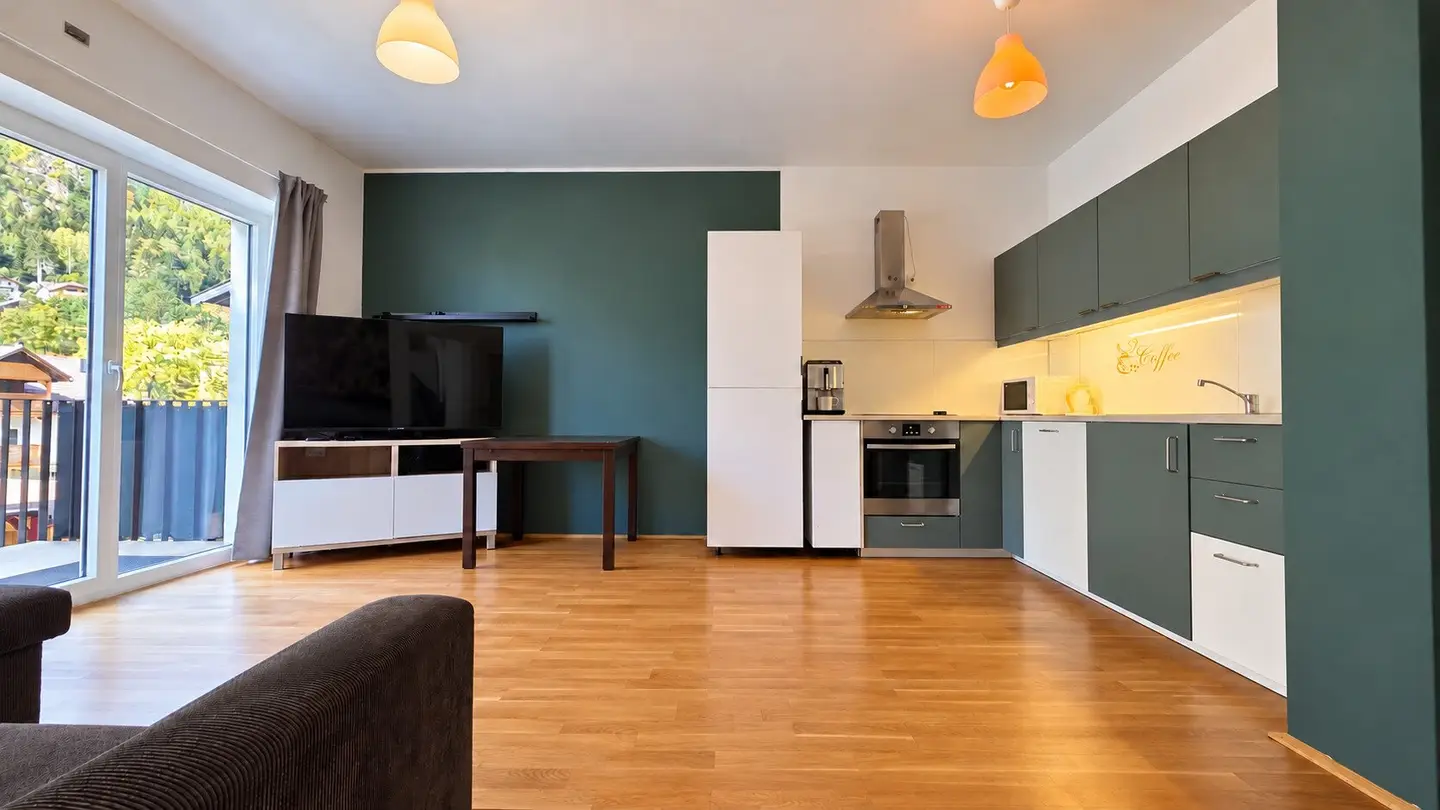 Wohnen nahe dem Millstätter See:  2-Zimmer-Wohnung mit Balkon in Döbriach